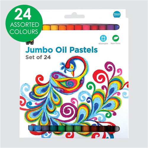 EC Jumbo Oil Pastels - Pack of 24