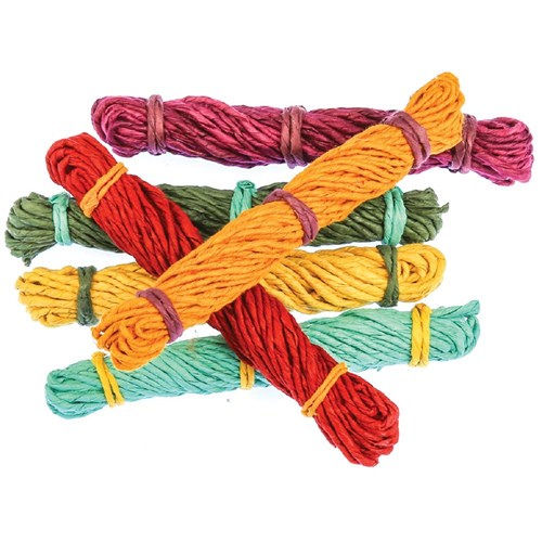 Natural Paper Thread Pack of 6 Collage & Craft CleverPatch Art