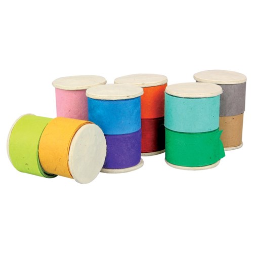 Handmade Paper Ribbon - Pack of 12