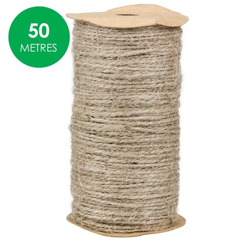 Natural Hemp Rope - 50 Metres