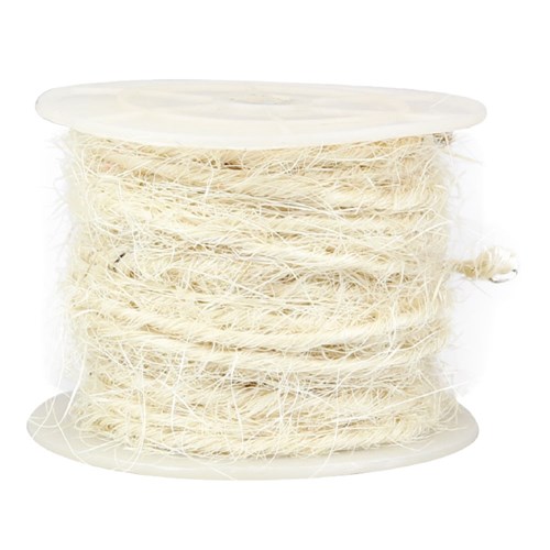 Sisal Wire Rope - Natural - 10 Metres