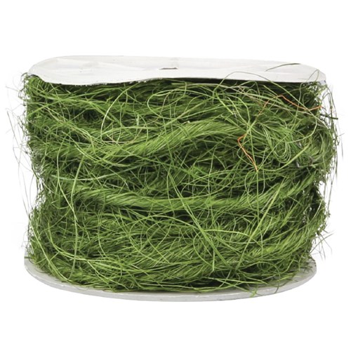 Sisal Wire Rope - Olive Green - 10 Metres