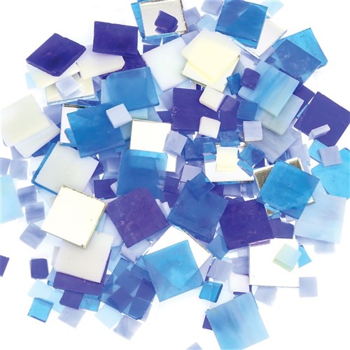 Glass Mosaic Tiles - Ocean Theme - 500g Pack