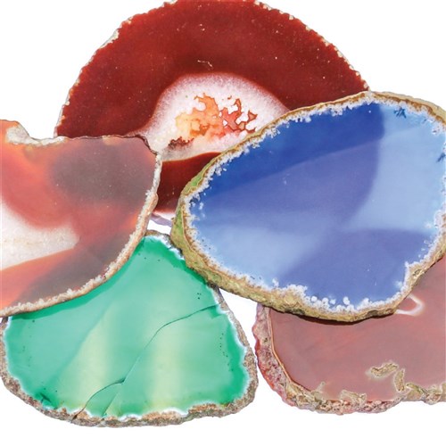 Agate Slices - Large - Pack of 10