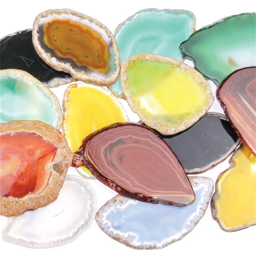 Agate Slices - Pack of 10