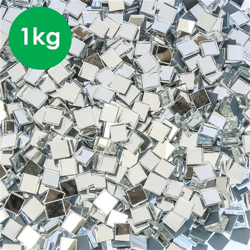 Mirror Mosaic Tiles - Small - 1kg Pack