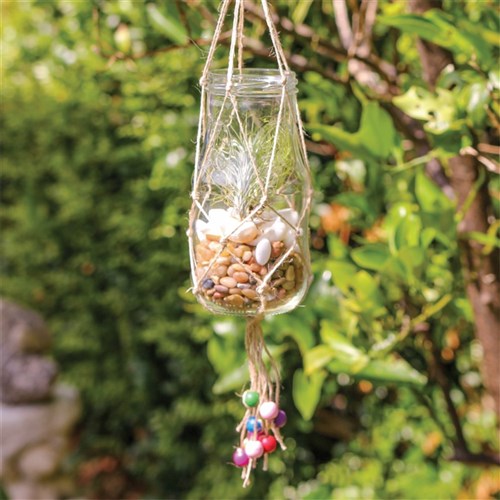 Glass Embossed Jar - 500ml