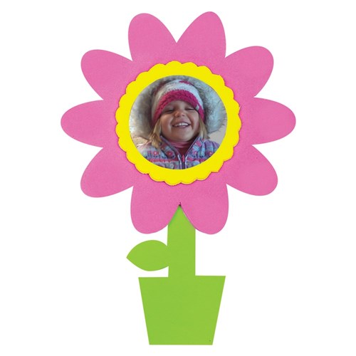 Foam Flower Frame Magnet CleverKit