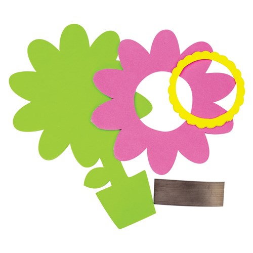 Foam Flower Frame Magnet CleverKit