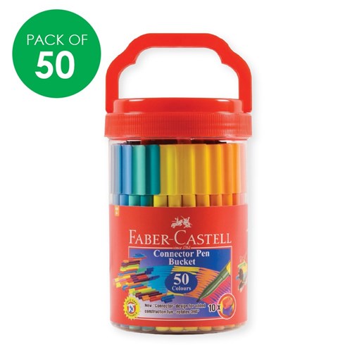 Faber-Castell Connector Pens - Pack of 50