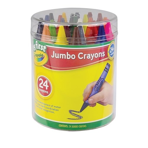 Crayola My First Crayons in Storage Tub  - Pack of 24