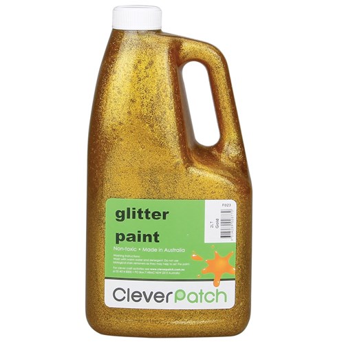 CleverPatch Glitter Paint - Gold - 2 Litre
