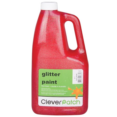 CleverPatch Glitter Paint - Fairy Pink - 2 Litre