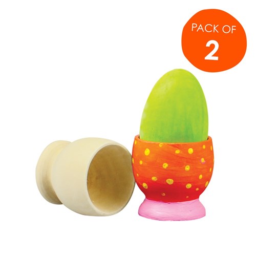 Egg Cups - Wooden - Pack of 2