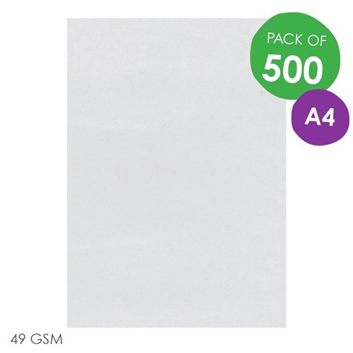 Newsprint Paper A4 Pack of 500 Easel, Art & Drawing Papers
