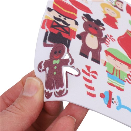 Foam Assorted Christmas Stickers - Pack of 120