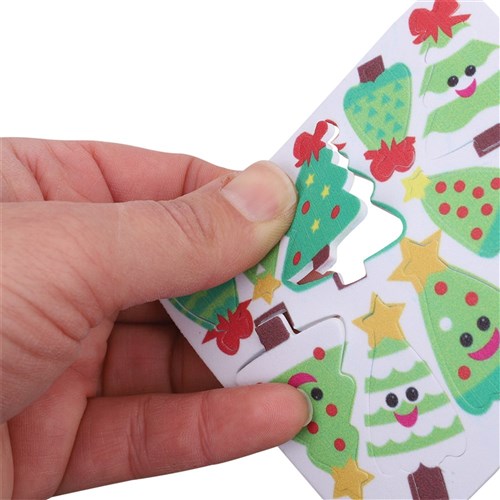 Foam Christmas Tree Stickers - Pack of 120