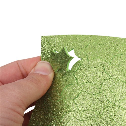 Foam Glitter Holly & Berry Stickers - Pack of 200