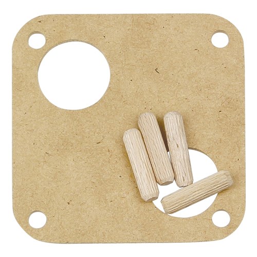 Wooden Thumb Wrestling Arenas - Pack of 20