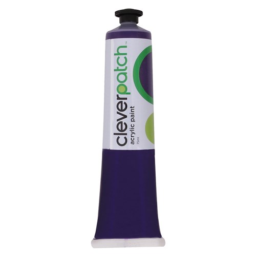 CleverPatch Acrylic Paint Tube - Purple - 75ml