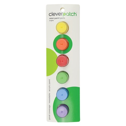 CleverPatch Mini Acrylic Paint Tubs - Brights