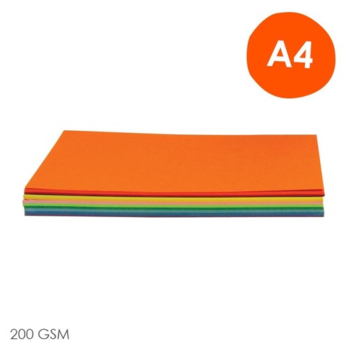 CleverPatch Cardboard Assorted - A4 - Pack of 100