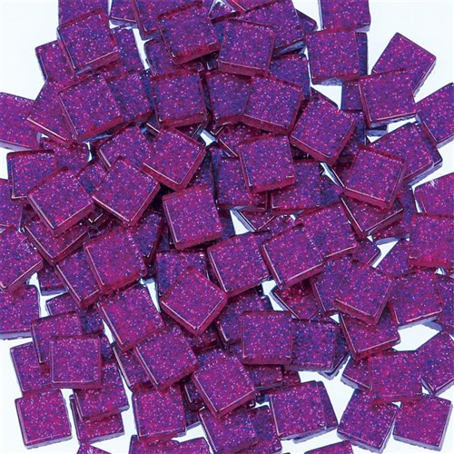 Glitter Glass Mini Mosaics - Grape O