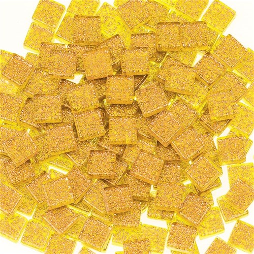 Glitter Glass Mini Mosaics - Honeycomb - 500g Pack