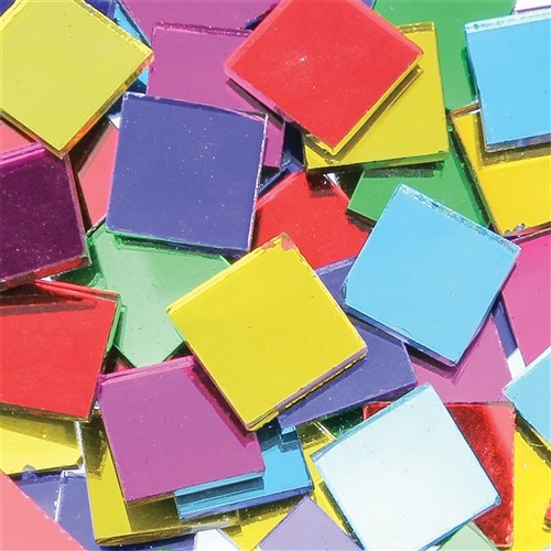 Glass Mosaic Tiles - Large Metallic - Pack of 50
