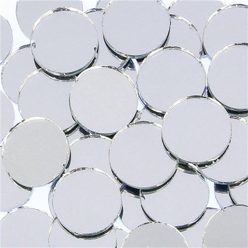 Mirror Mosaic Tiles - Small Round - Pack of 40