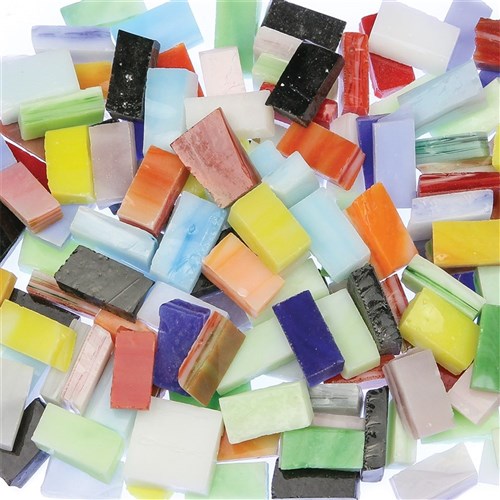 Glass Block Mosaics - Assorted - 500g Pack