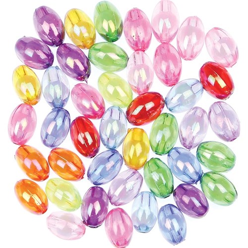 Oval Pearl Beads - 100g Pack