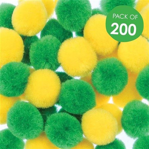 Pom Poms - Aussie - Pack of 200