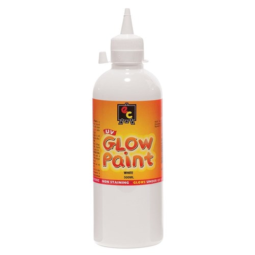 EC UV Glow Paint - White - 500ml