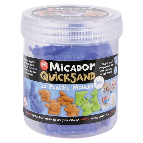 Micador QuickSand Moulds - Sea - Tub of 10
