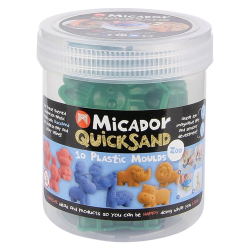 Micador QuickSand Moulds - Zoo - Tub of 10