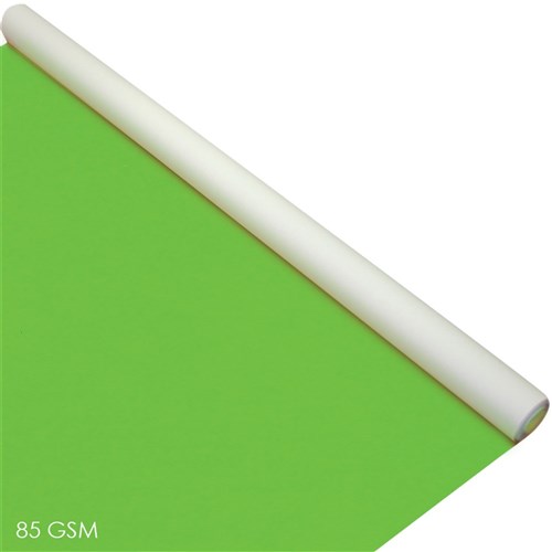 Display Poster Roll Fluorescent - Green - 10 Metres