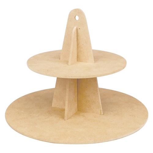 Wooden Mini Cake Stands - Pack of 10