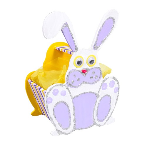 Wooden Bunny Baskets - Pack of 10