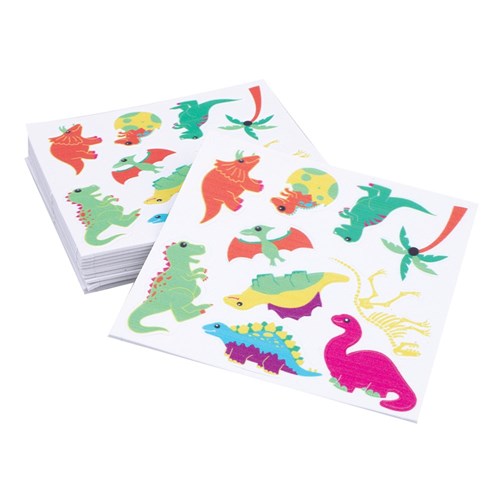Foam Dinosaur Stickers - Pack of 120