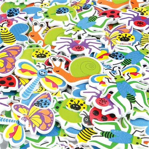 Foam Minibeast Stickers - Pack of 120