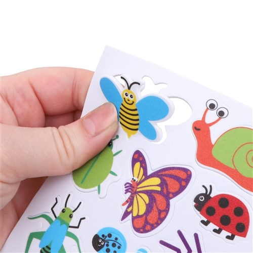 Foam Minibeast Stickers - Pack of 120