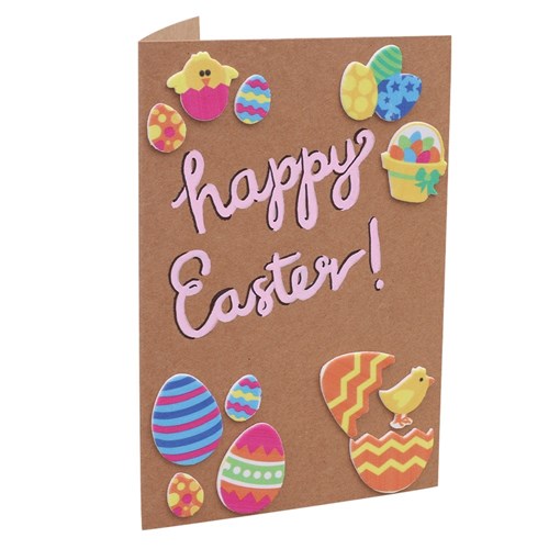 Foam Easter Egg Stickers - Pack of 120