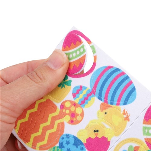 Foam Easter Egg Stickers - Pack of 120