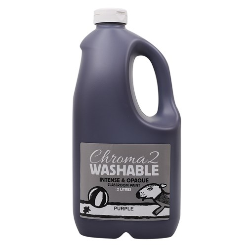 Chroma 2 Washable Student Paint - Purple - 2 Litres