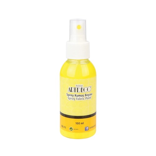 ARTDECO Spray Fabric Paint - Yellow - 100ml
