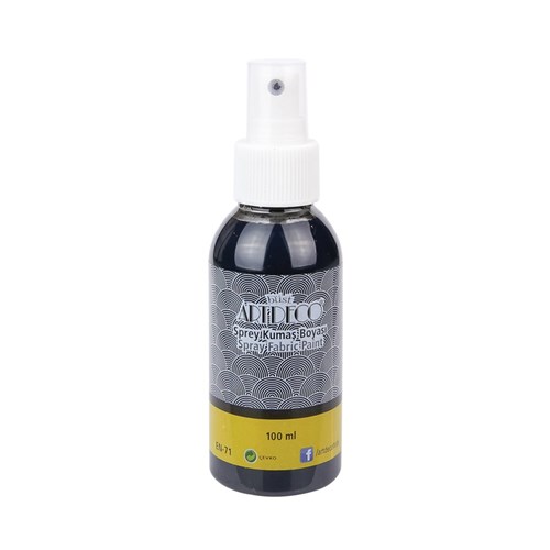 ARTDECO Spray Fabric Paint - Black - 100ml