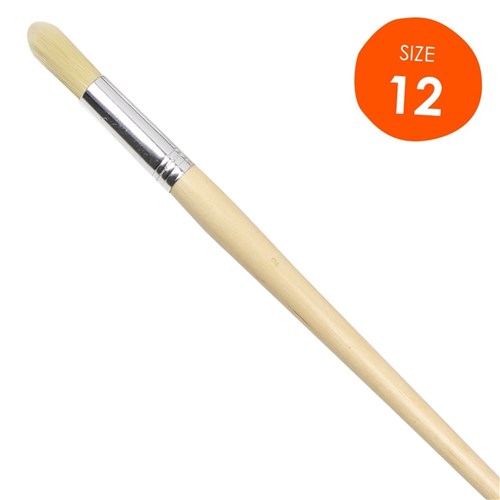 Round Paint Brush - Size 12 - Nylon - Each