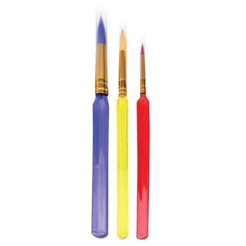 CleverPatch Triangular Paint Brushes - Assorted - Pack of 3