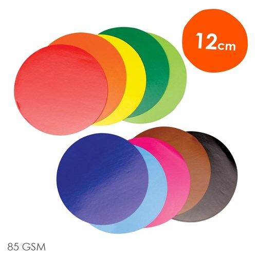 Kinder Glossy Paper Circles - 12cm - Pack of 100